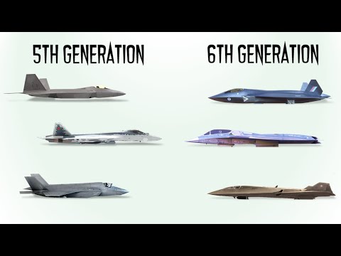 Difference between 5th and 6th Gen Fighter Jets (Explained)