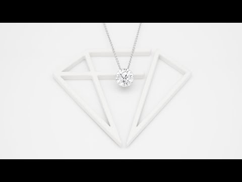 The Floeting® Diamond Pendant | The Village Goldsmith