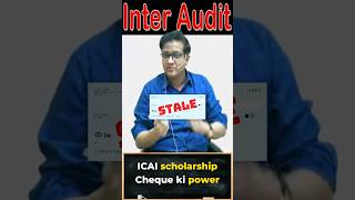 ICAI scholarship Cheque ki power | Siddharth Agarwal Audit