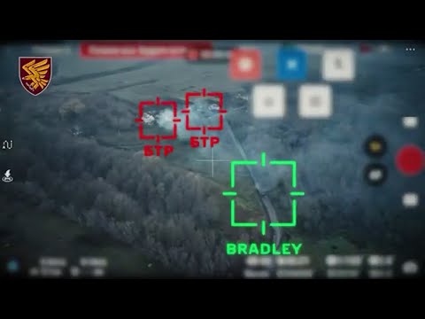 Bradley Destroys a BTR-82 and a T-72 in Kursk!