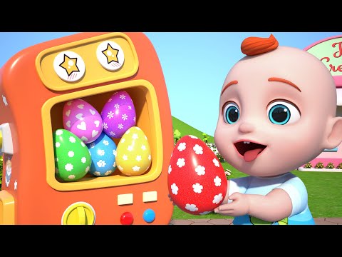 Surprise Vending Machine | Colors Song | Surprise Egg Kids Song | Leo Nursery Rhymes