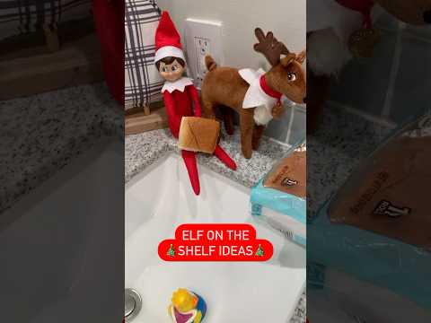 Elf on the shelf ideas #elfontheshelf #elfontheshelfideas