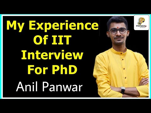 IIT Jodhpur Interview for Phd || My Experience of IIT interview || Anil Panwar