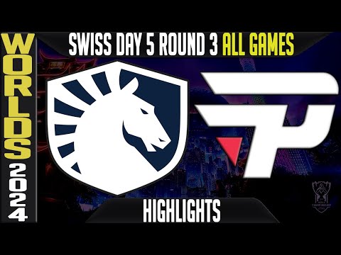 TL vs PNG Highlights ALL GAMES LoL Worlds 2024 Swiss Stage Day 5 Round 3 Team Liquid vs Pain Gaming