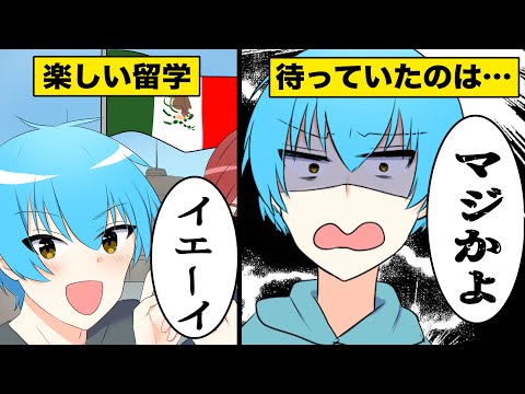 【漫画】アメリカ留学あるある【マンガ動画】