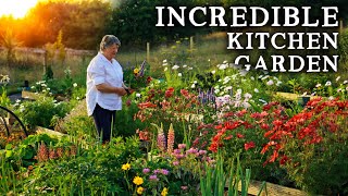 Breathtaking Raised Bed Garden FULL of Veg & Flowers (Only 6 Months Old!)