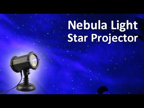 Star Laser Projector with LED Blue Nebula Light