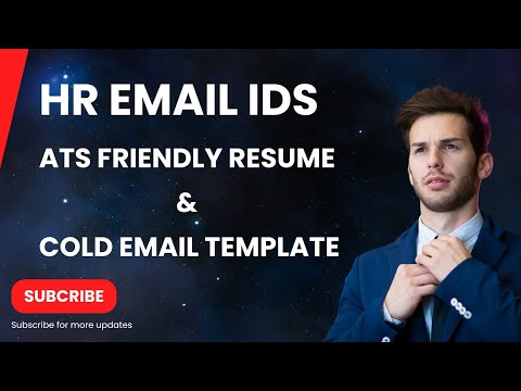 MNC Companies HR Email IDs | Cold Email Tips & ATS-Friendly Resume Templates | Let's Code