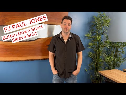 PJ PAUL JONES Button Down Short Sleeve, comfy and stylish #mensclothing #mensfashion #summerfashion