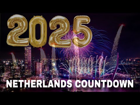 NEW YEAR COUNTDOWN NETHERLANDS 2025 FIREWORKS