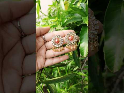 Earrings 🥰 #diy #jewellery  #diyjewellerymaking #shorts #earrings #handmadeearrings