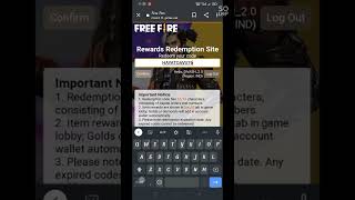 Free fire new hayato redeem code today.New redeem code today.free fire redeem code.New redeem code.