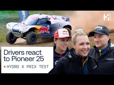 Drivers React to Testing World's First Hydrogen Race Car at Hydro X Prix | Extreme H | Extreme E