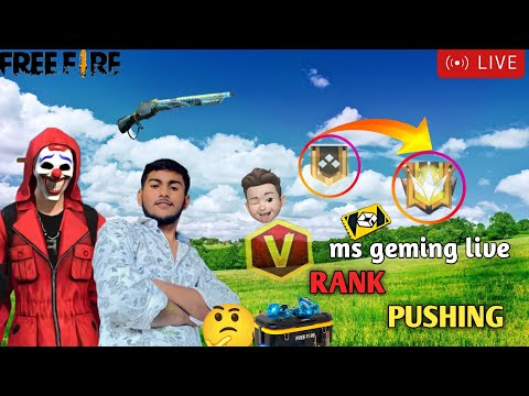 AAJ LIVE GAMEPLAY..RANK PUSH .. YouTube Channel Ms Geming..🔥 Subscribe 🔔