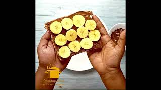 Nutella Banana Sandwich | Easy & tasty #shorts #sundaytoast #nutella #trendingrecipes