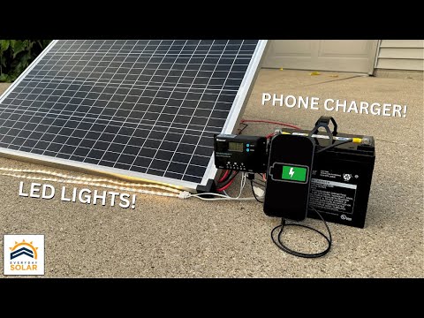 Setting Up Your First DIY Solar Power System | No Inverter Needed!