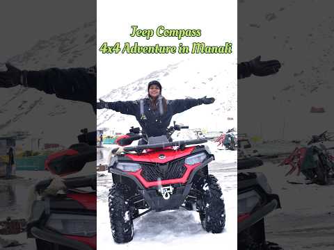 Jeep Compass 4x4 Adventure in Manali #manali #adventure #jeep