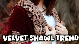 STYLING Velvet Embroidered Shawls Like a PRO!