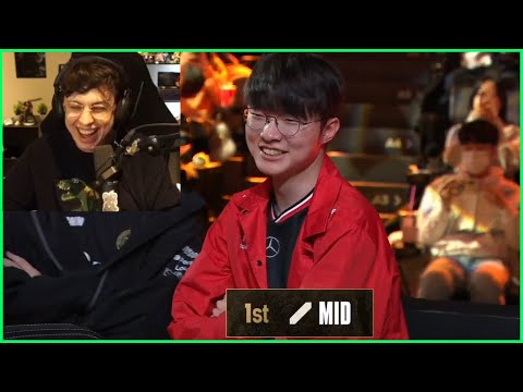 Faker Wins CS Minigame VS LCK Players In Season Opening