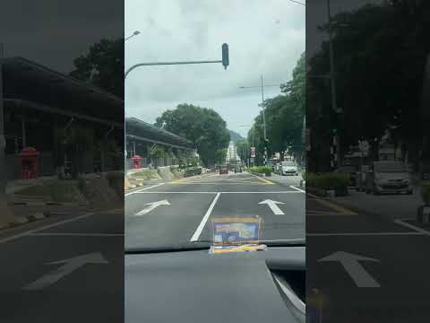 Green wave in Jalan Tanjung Bungah, Penang