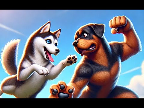 Dog Battle! 🐶 Epic Showdown #FunnyDogs #DogLovers @Sukoto140