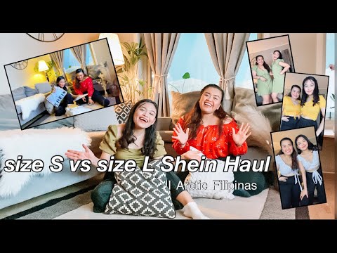 Size S vs Size L- We tried the same outfits! | Shein Try-on Haul | Arctic Filipinas