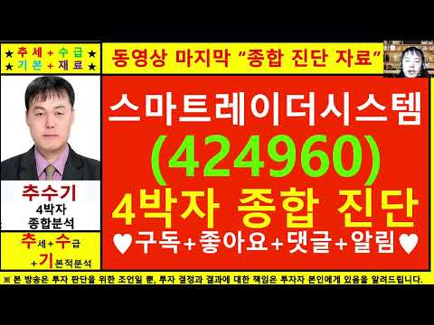 스마트레이더시스템(424960)종목진단및향후주가전망 추수기(추수)전문가