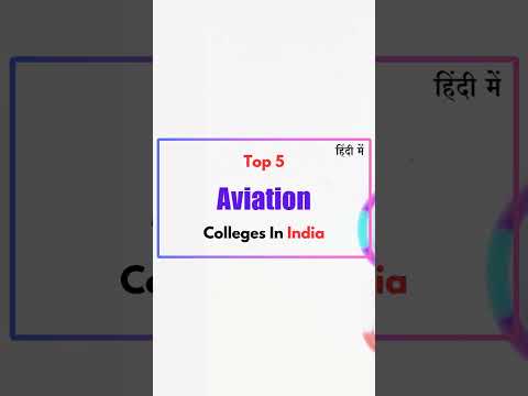 top 5 aviation colleges in india