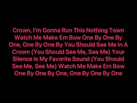 Billie Eilish - You Should See Me In A Crown (Lyrics)