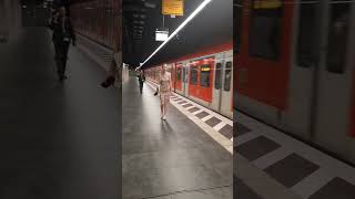 Under Ground Local Train in Frankfurt, #train, #frankfurt