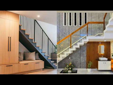 Under Staircase Storage Design | Space Save Under Staircase Shelves|Staircase Drawers Cabinet Design