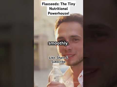 Flaxseeds: The Tiny Nutritional Powerhouse! #superfood #facts #nutritionfacts #flaxseed  #health