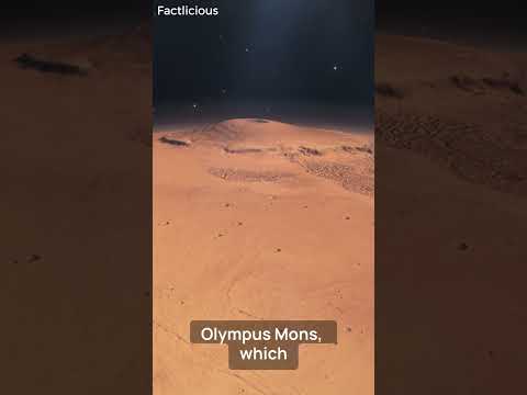 Which is highest mountain peak in our solar system #mars #olympusmons #spacefacts #solarsystem