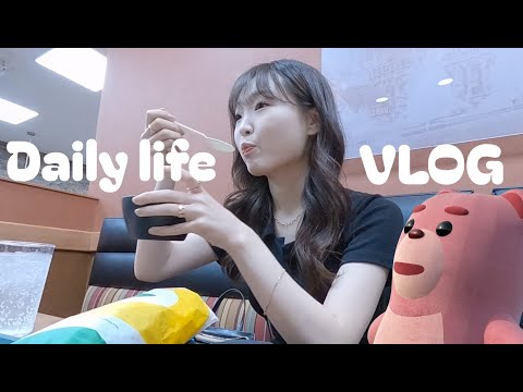 일상먹방vlog | 오나오에 빠진 모닝루틴과 일상먹방 | 오나오만들기, 아침루틴(오나오+양배추정), 서브웨이(로티세리+폴드포크), 밸리곰, 새벽카공