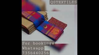 Chettinadu cotton sarees.QS Textiles new updates #chettinaducottonsarees