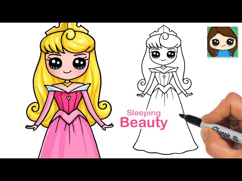 How to Draw Princess Aurora | Disney Sleeping Beauty