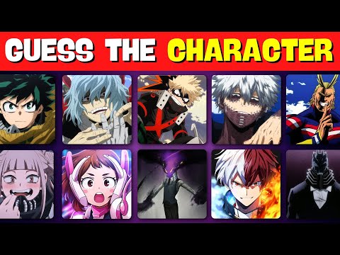 Guess The My Hero Academia Character 🦸💪👊 | Random Quizzes