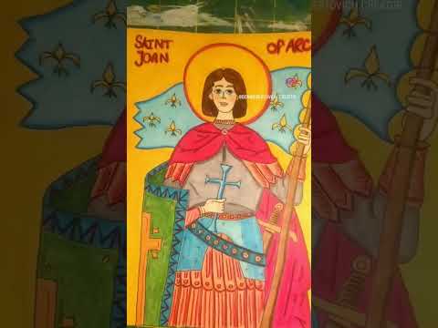 St. Joan of Arc Drawing