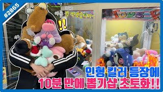 인형 킬러 등장에 단 10분 만에 초토화 됐습니다!! 대형 인형까지 작은 집게로 뽑기?? 인형 뽑기 꿀팁, 인형 뽑기 잘하는 법 (고니두욘몬 20250115) #2865