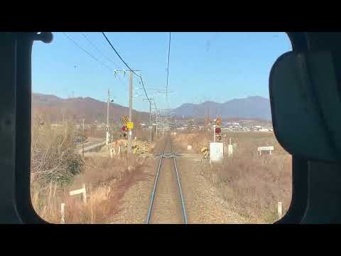 [前面展望]しなの鉄道北しなの線三才駅から豊野駅