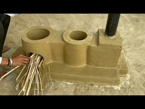 SmokeLess Chulha | how to make a wood stove | mud stove | soil stove | clay stove 2022