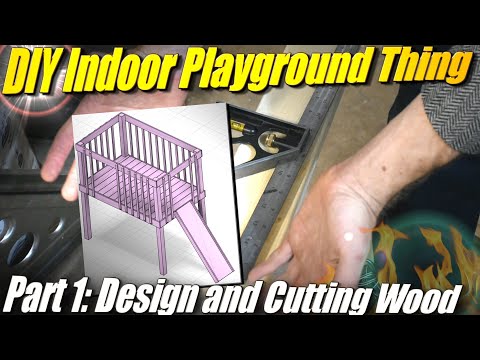 Easy to Make Indoor Playground part 1: Design and Cutting One Single Board