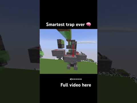 Insane Minecraft trap 😱 #minecraft #gaming #trap #fyp