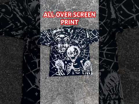 All over print shirt #screenprinting #clothingbrand #alloverprint