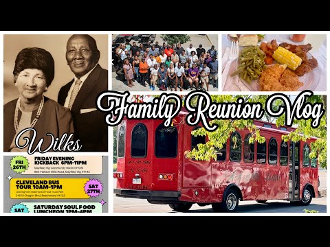 WILKS FAMILY REUNION VLOG 2024 PT 2 + Cleveland Bus Tour of Family's Old Homes ~ Soul Food Luncheon