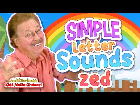 Simple Letter Sounds Review | Zed Version | Jack Hartmann