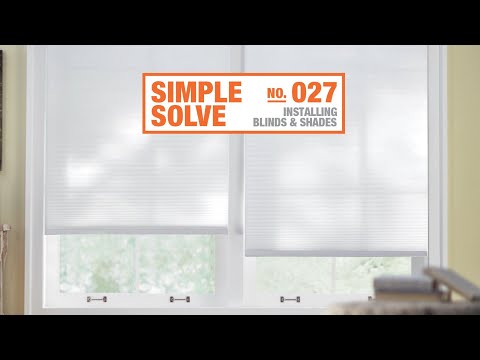 How to Install Blinds and Shades: Step-by-step | The Home Depot Canada