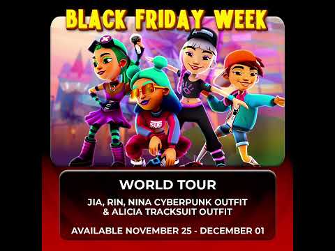 AMAZING DEALS! 🛍️ Check out all the bundles and Black Friday offers this season. #subwaysurfers