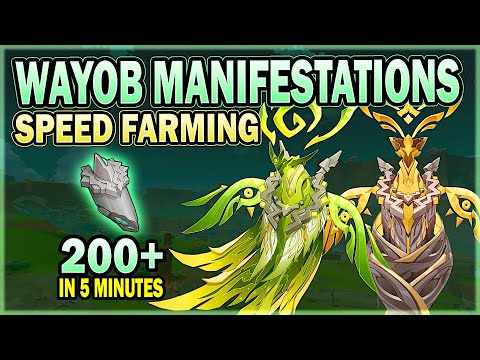 Wayob Manifestation Farming Route - Best Locations to Farm Wayob Drops | Genshin Impact