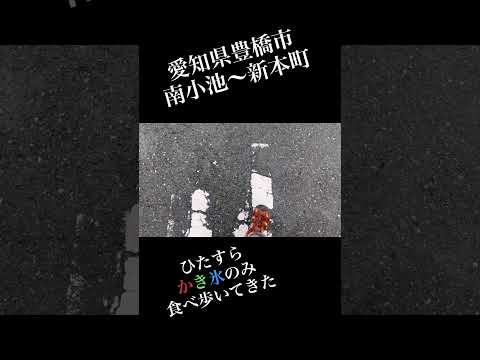 豊橋市の南小池〜新本町散策、ひたすらかき氷を食べれるだけ食べ歩いてきた。#愛知県 #東三河 #豊橋市 #グルメ #散歩 #かき氷 #カキ氷